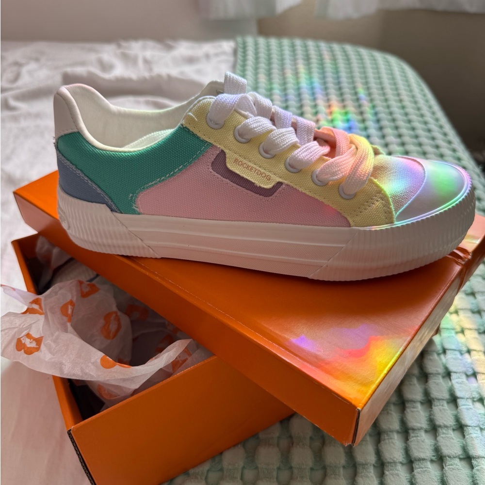 Colorful women's sneakers